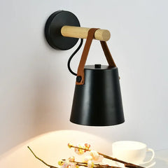 Lámpara Aplique de Pared LED Vintage de Hierro con Correa