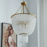 Pearl Curtain Waves for Living Room Chandelier