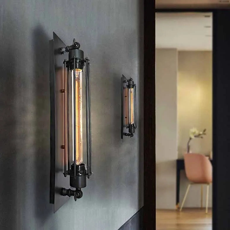 Apliques de pared industriales led para interiores 