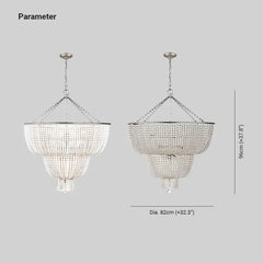 Arañas de cristal diseño elegante y lujoso de cristal