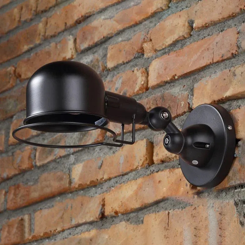 Dome Metal Adjustable Industrial Wall Lights