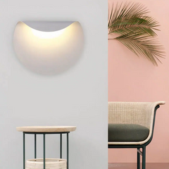 Aplique de Pared Blanco LED Moderno para Salón