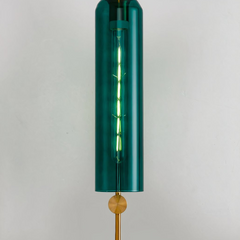 Aplique de pared Vidrio Moderno de Hierro para Salón