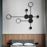 Aplique de pared LED de diseño moderno con 6 luces para salón