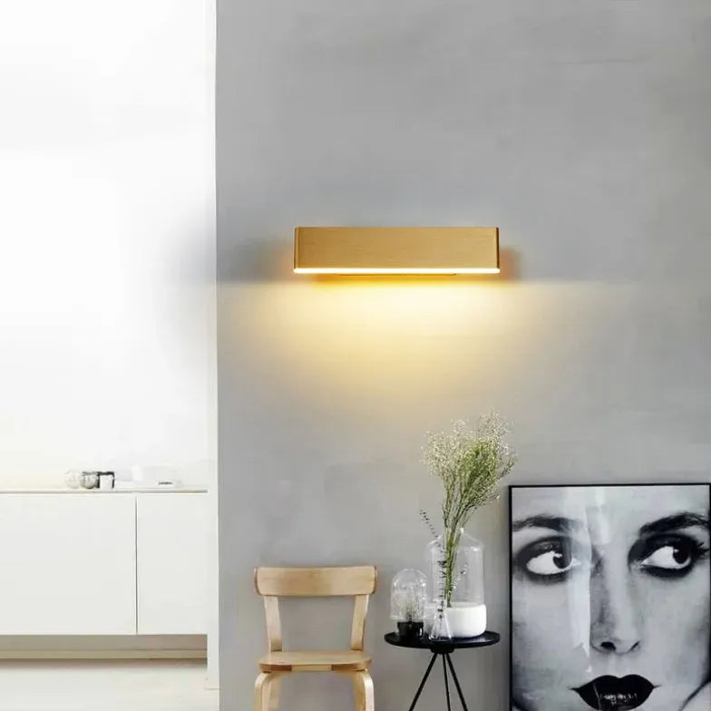 Lámparas de pared modernas con LED rotativas