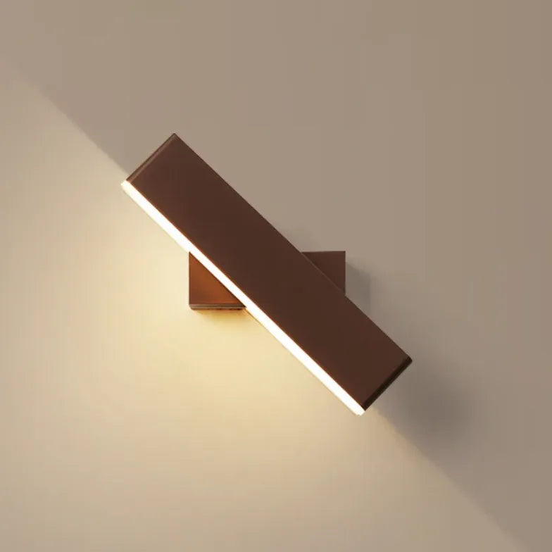 Lámparas de pared modernas con LED rotativas