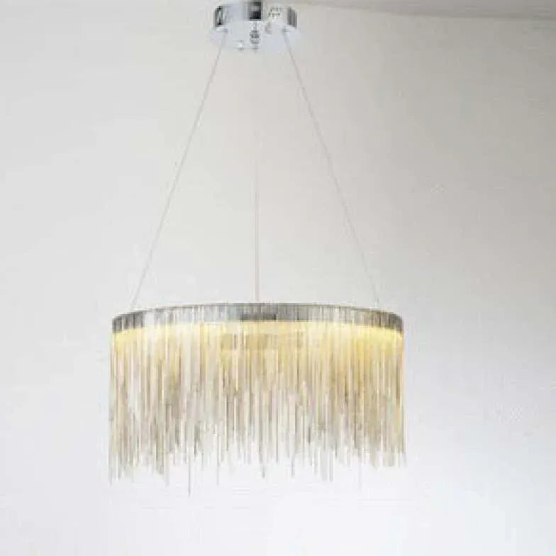 Ring-shaped Tassel Modern Luxury Pendant Light