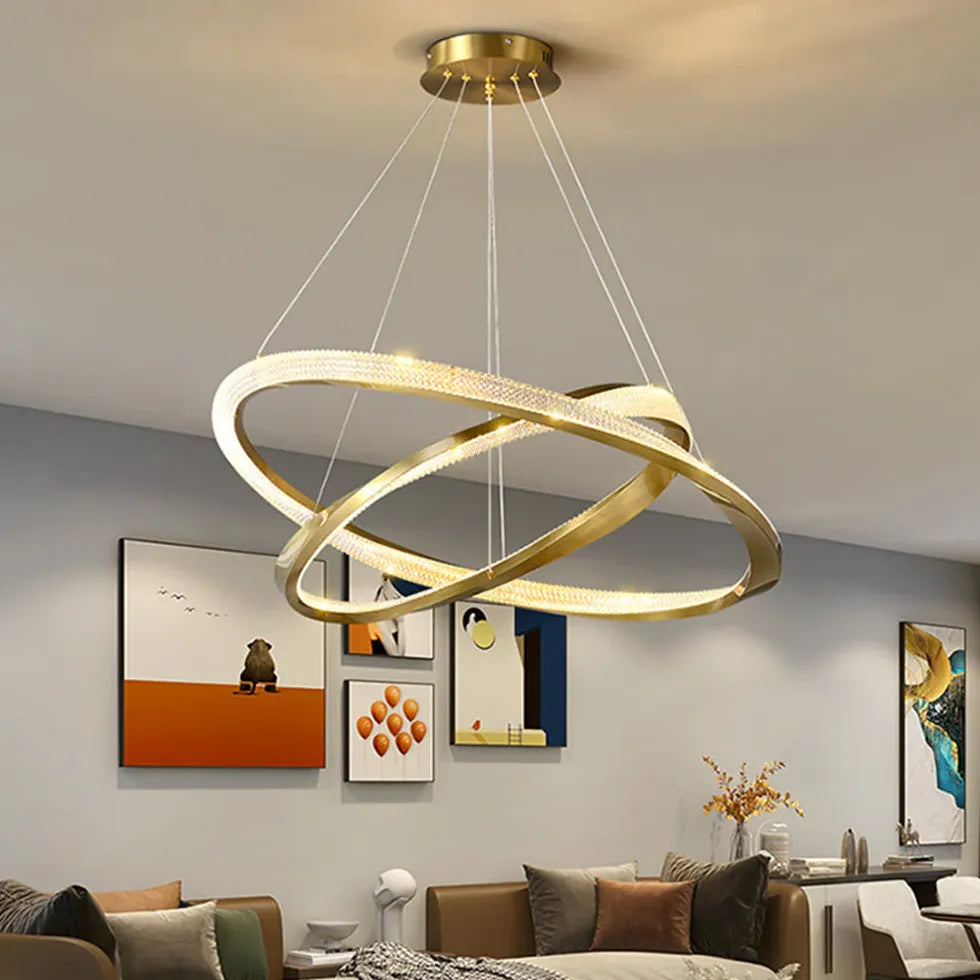 Round Design Modern Luxury LED Pendant Light