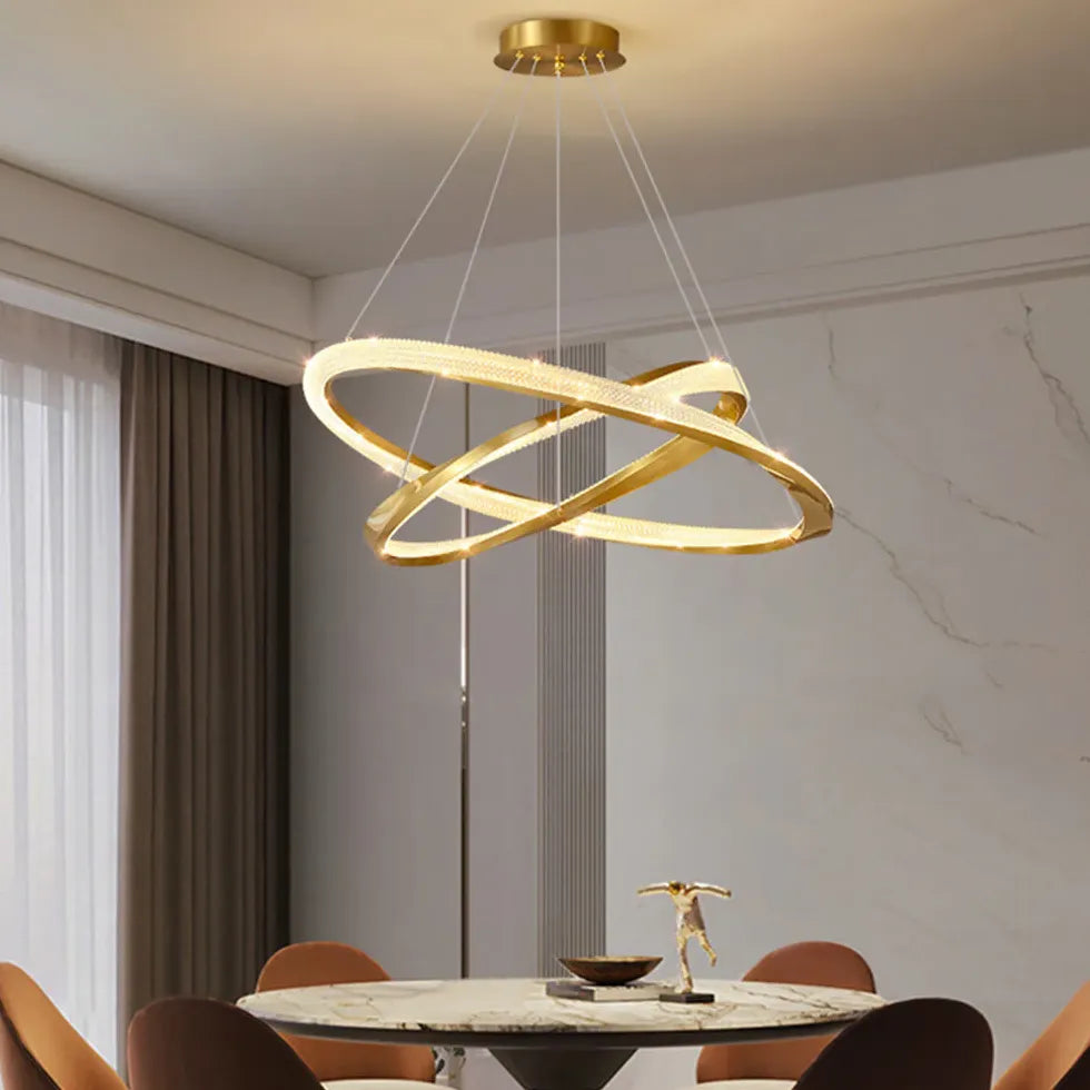 Round Design Modern Luxury LED Pendant Light