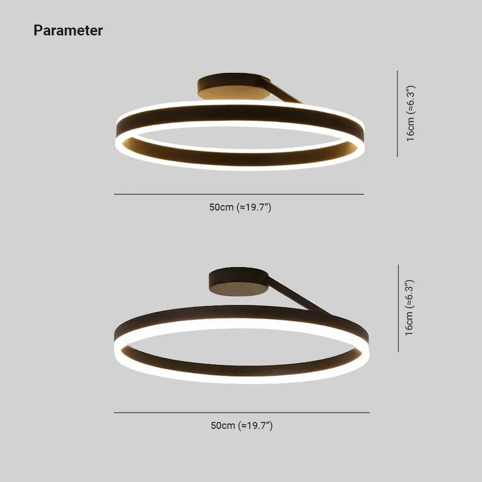 Plafones leds de techo para dormitorio minimalista