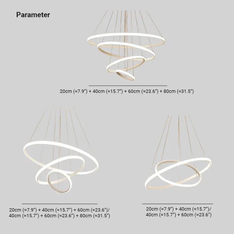 Lámpara de techo colgante redonda LED moderna dormitorio