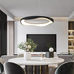 Lámpara colgante LED circular de estilo moderno y minimalista