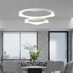 Lámpara colgante LED circular de estilo moderno y minimalista