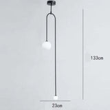 Lampara lineal colgante LED diseño moderno con líneas creativas