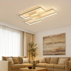 Lámpara de Techo LED Moderna de Diseño Creativo Geométrico y Regulable para Salón