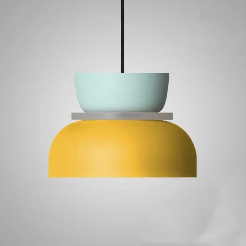 Lámpara Colgante para Comedor Diseño de Doble Tazón Estilo Nórdico