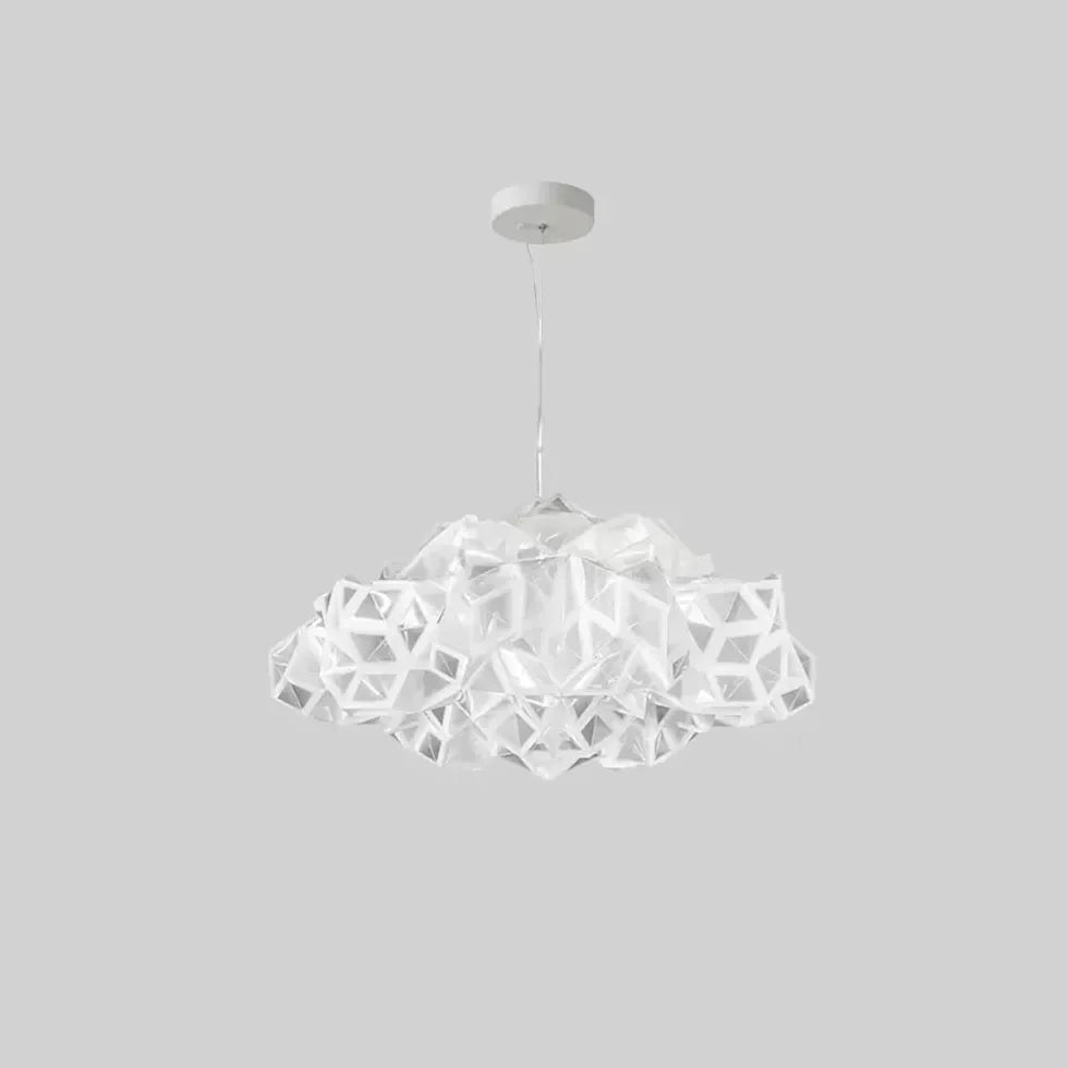 Lamparas colgantes habitacion diseño nube LED para dormitorio