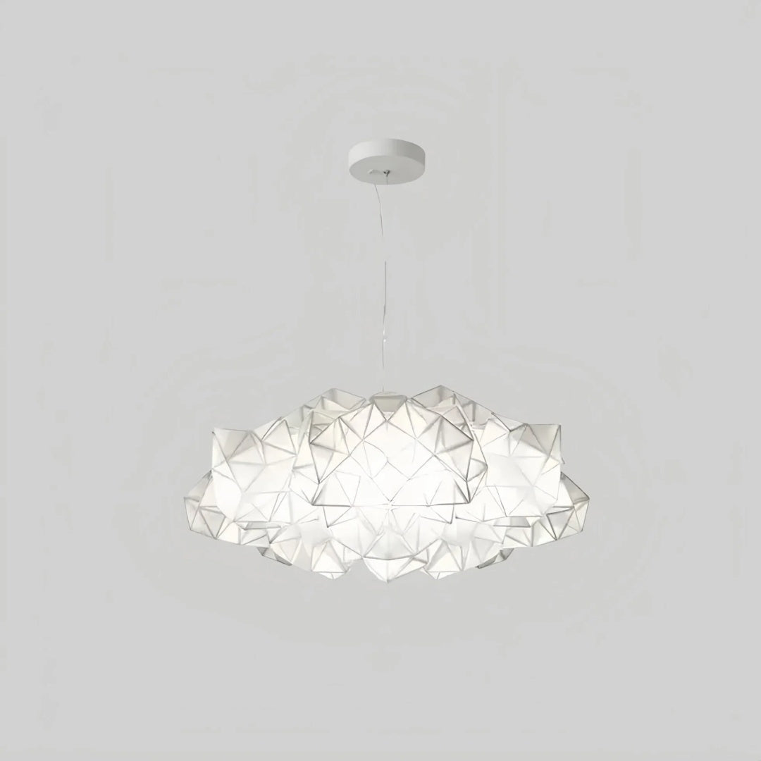 Lámpara colgante nube de diseño LED en acrílico para salón