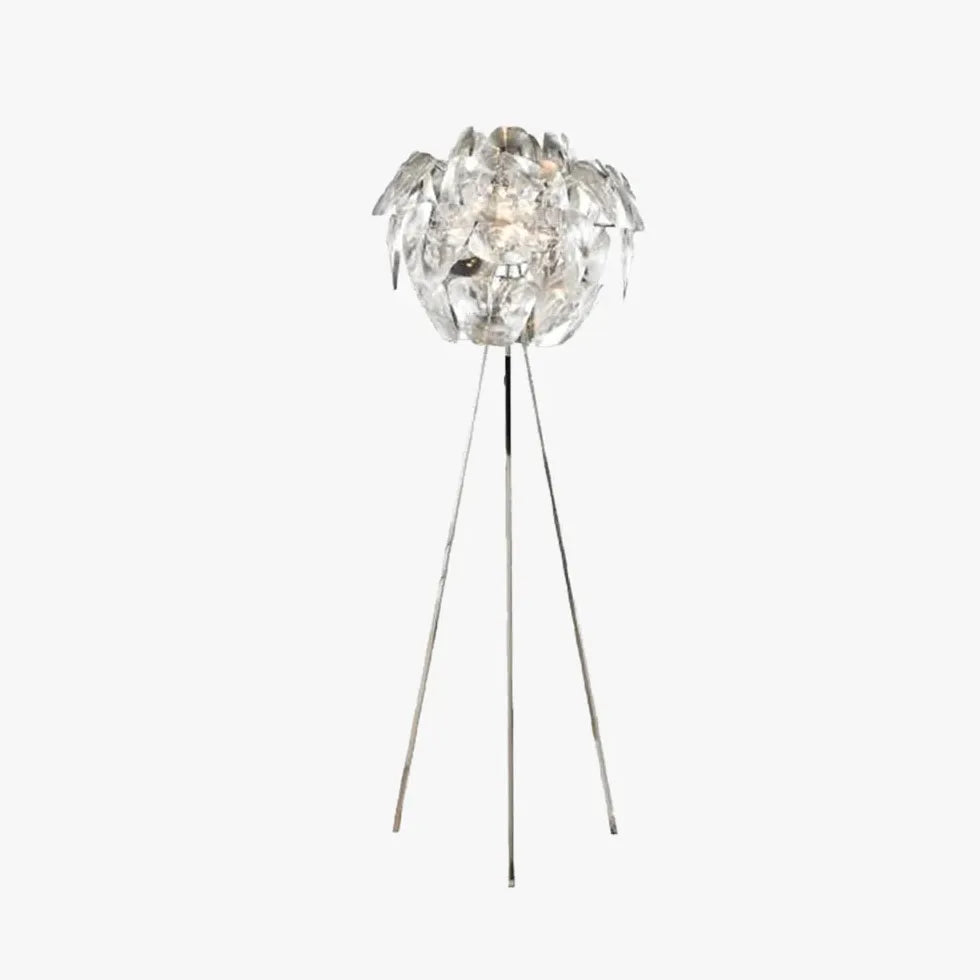 PMMA Spherical Decorative Tripod Floor Lamp