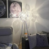 PMMA Spherical Decorative Tripod Floor Lamp