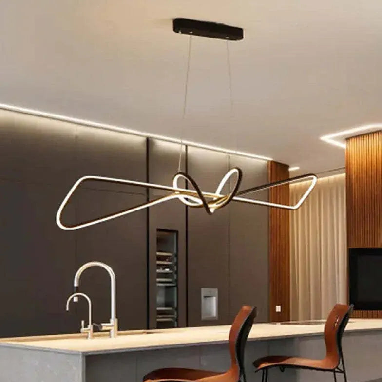 Streamlined Geometric Design LED Kitchen Pendant Light