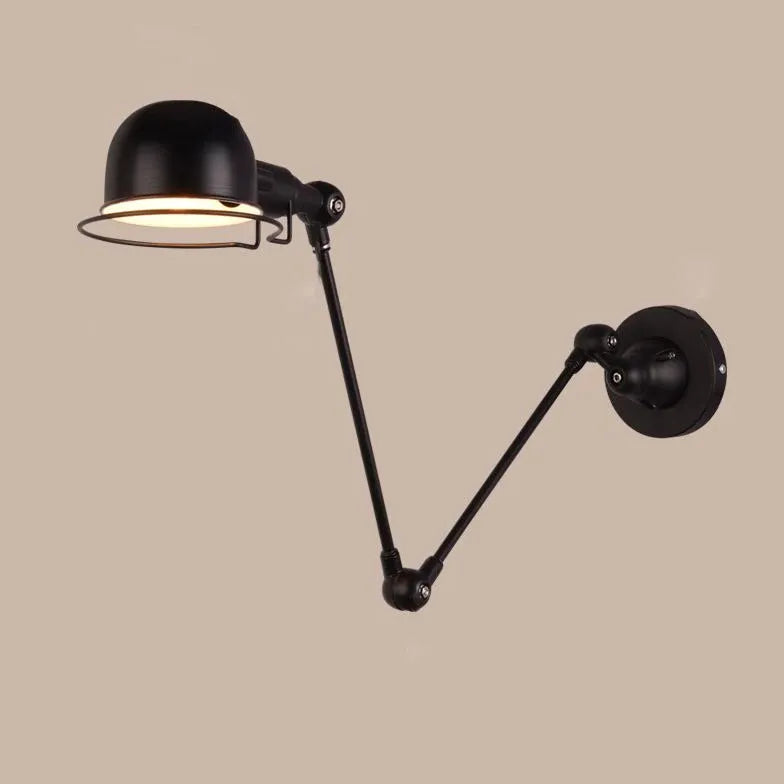 Dome Swing Arm Industrial Wall Lights