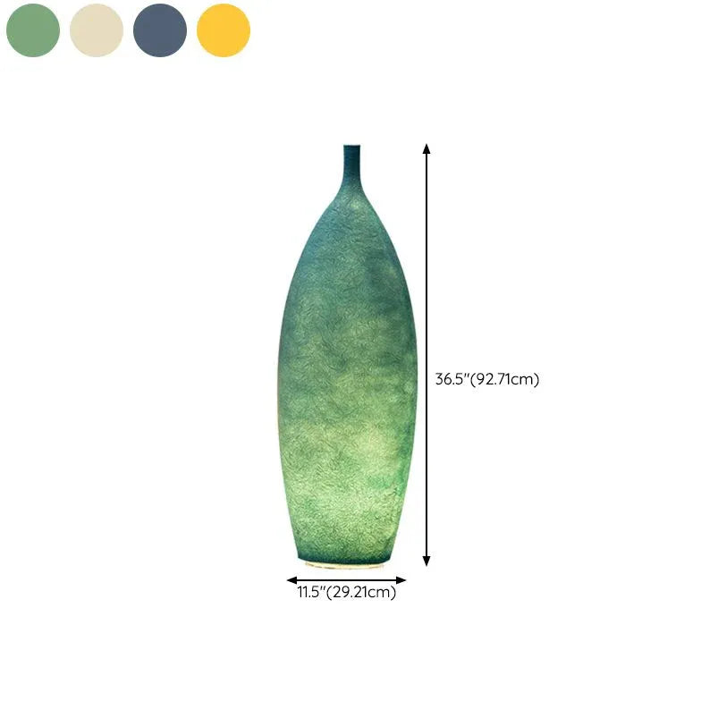 Vase-Shaped Decorative Resin Floor Lamp