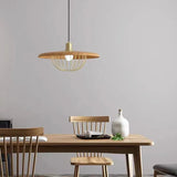 Metal Disc-Shaped Vintage Single-Head Pendant Light