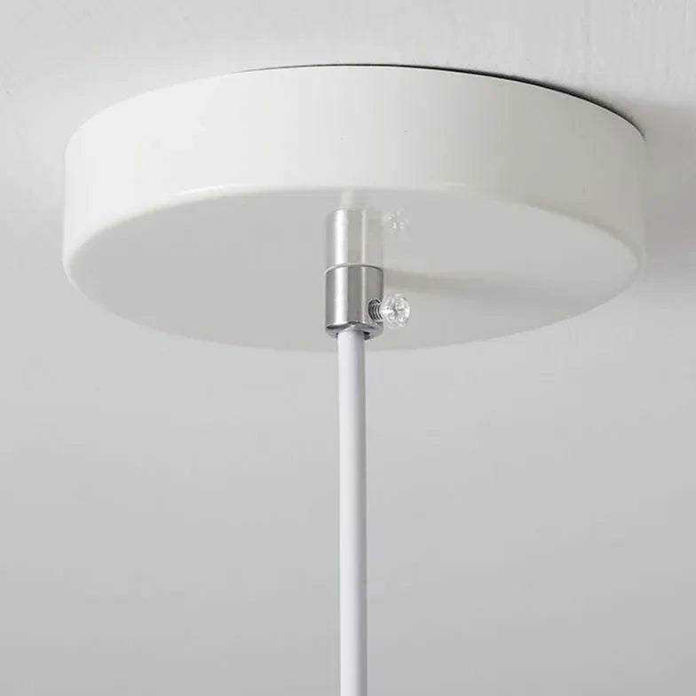 Bell-shaped Cream White Bedroom Pendant Light