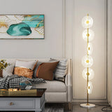 Multi-Head Acrylic Disc Decorative Floor Lamp