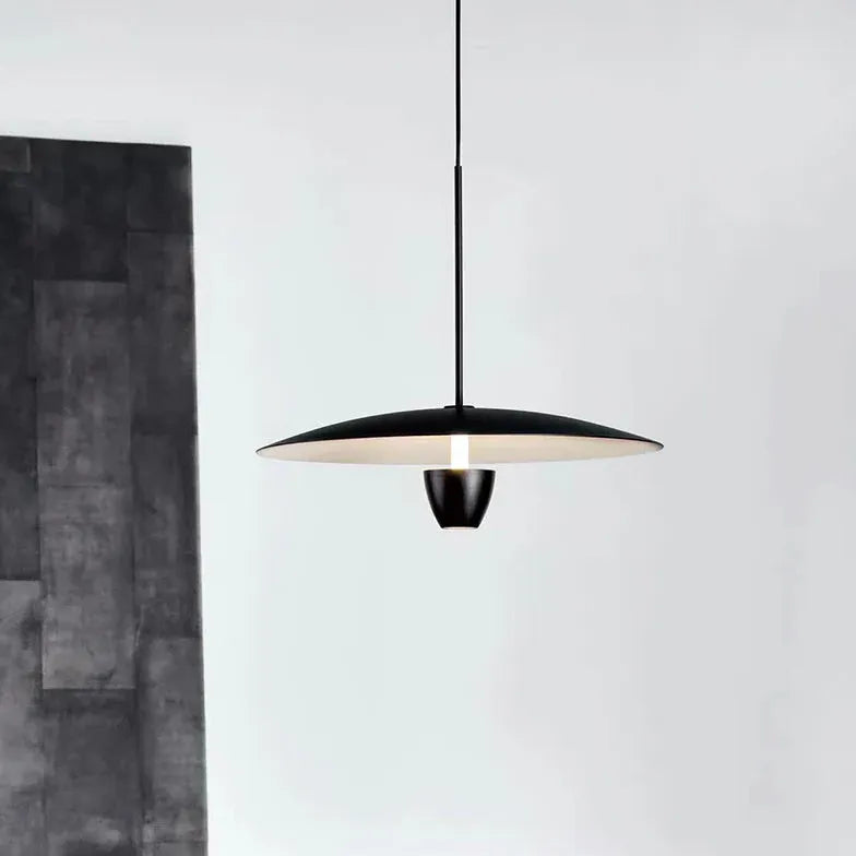 Plafon LED comedor diseño en negro moderno