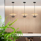 Lamparas colgantes comedor led diseño moderno estilo madera