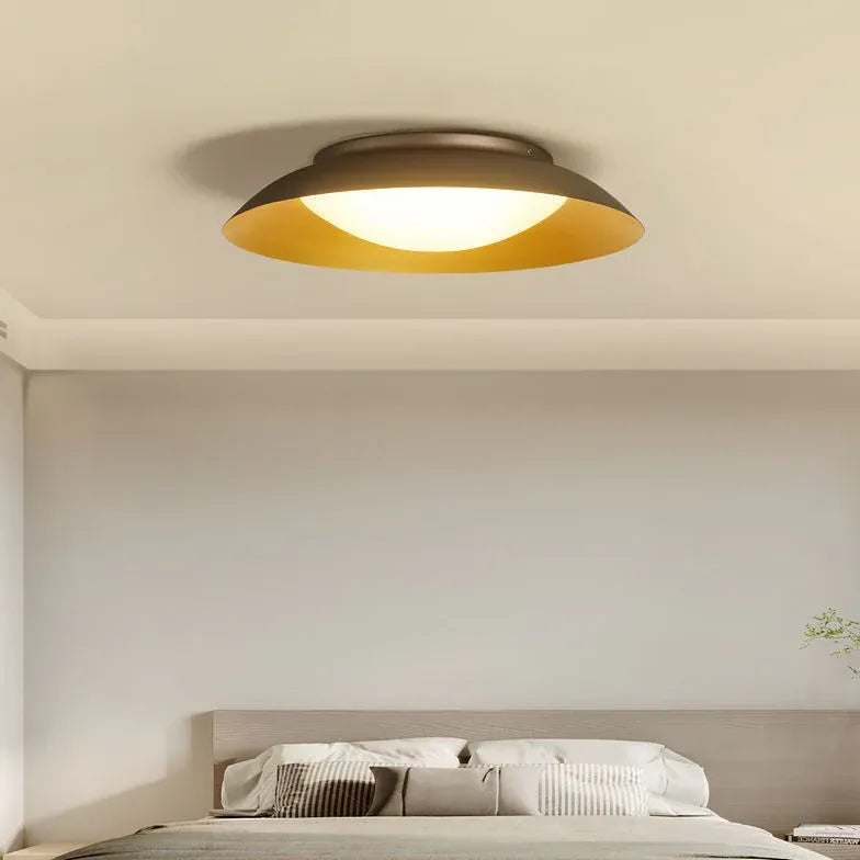 Dish-shaped Vintage Design Bedroom Ceiling Light