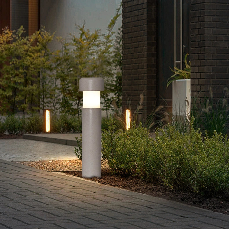 Baliza Jardin Exterior LED Moderna Cilindrica