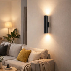 Aplique Pared Bidireccional LED Moderno de Metal para Salón