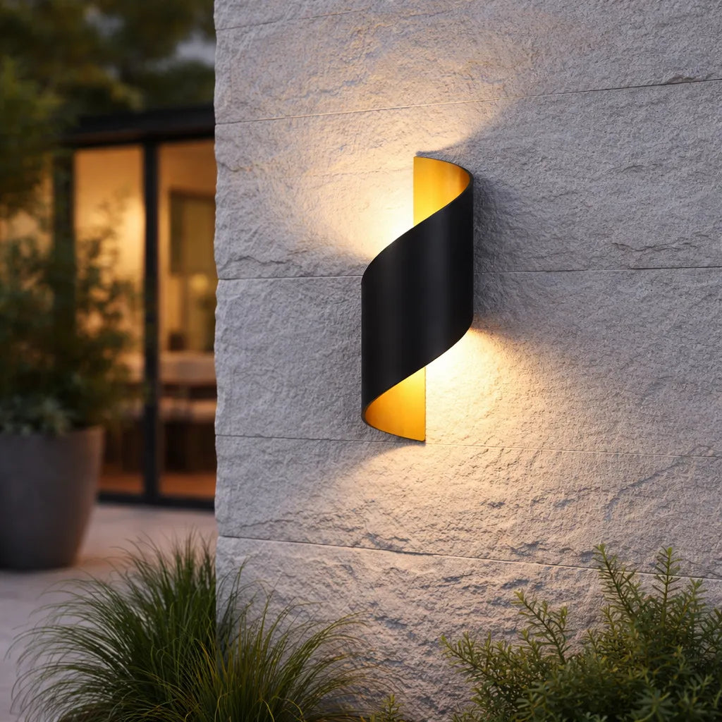 Aplique Bidireccional para Exterior LED Moderno IP65 Metal