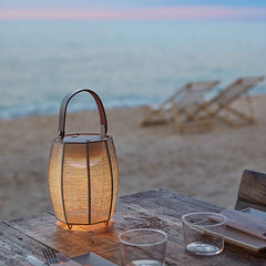 Lampara Pie Exterior Solar Portatil Estilo Farol para Terraza