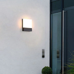 Aplique con Sensor de Movimiento para Exterior LED Moderno IP65