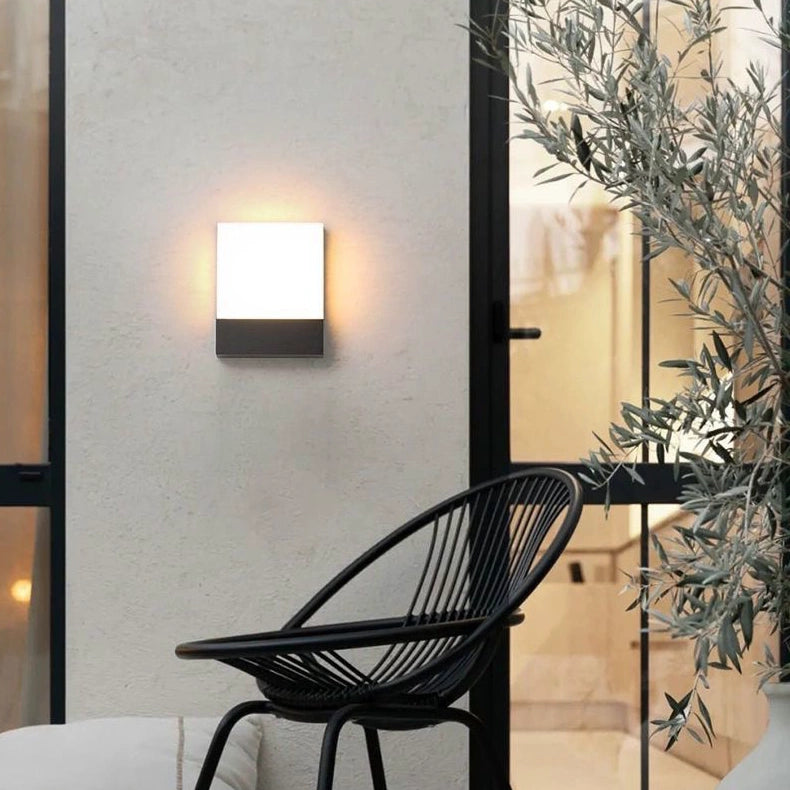 Aplique con Sensor de Movimiento para Exterior LED Moderno IP65