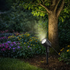 Foco Estaca Jardin LED Orientable Moderno de Metal para Exterior