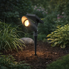Foco Estaca Jardin LED Orientable Moderno de Metal para Exterior