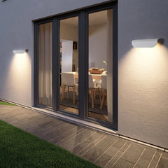 Aplique de Pared Exterior Impermeable de Aluminio