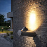 Aplique de pared exterior moderno de metal LED IP65