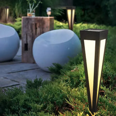 Luces para exterior de casa solares impermeables para césped