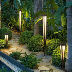 Luces para exterior de casa solares impermeables para césped