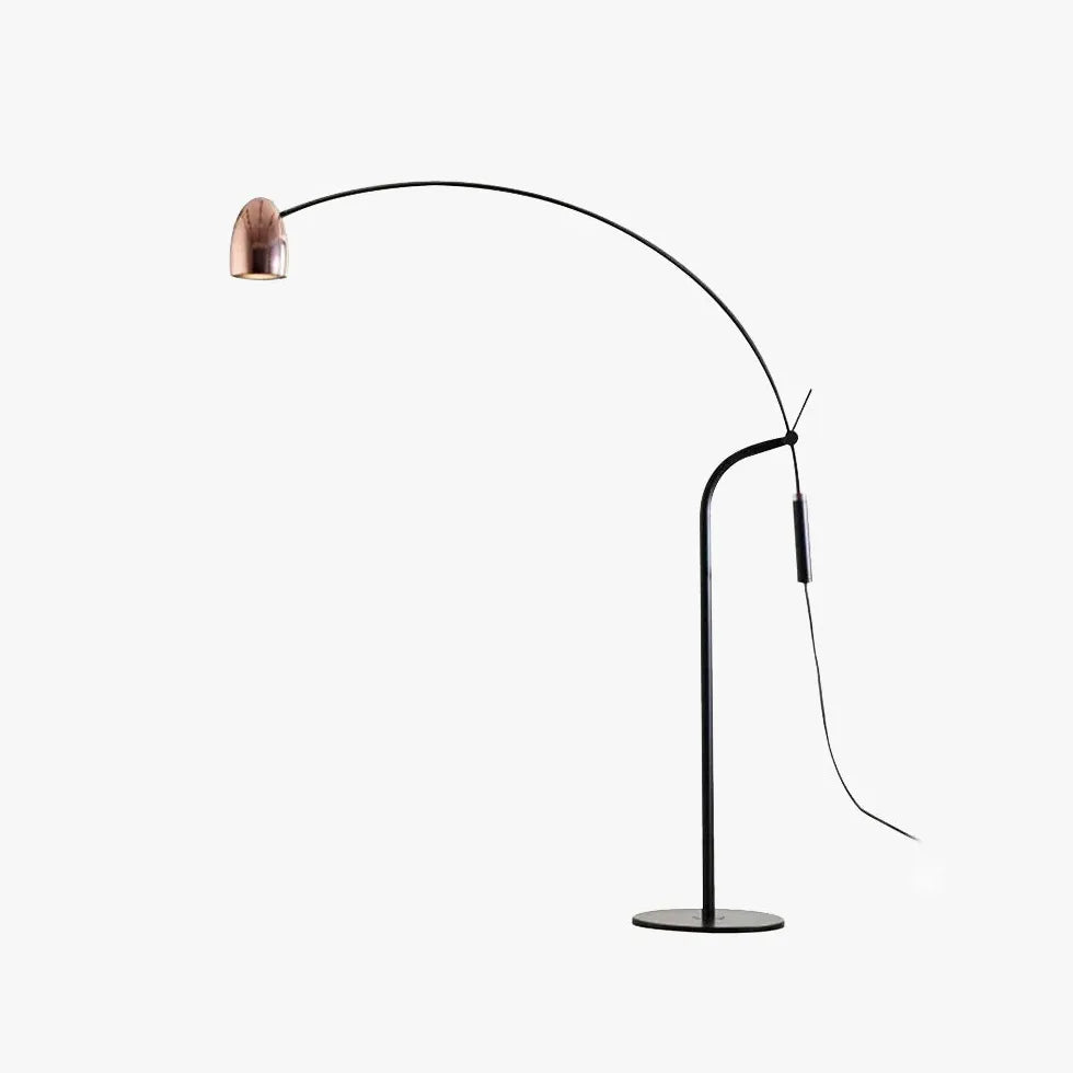 Adjustable Curved Linear Design Floor Lamp