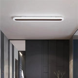 Lámpara de techo para pasillo ovalada con led diseño minimalista