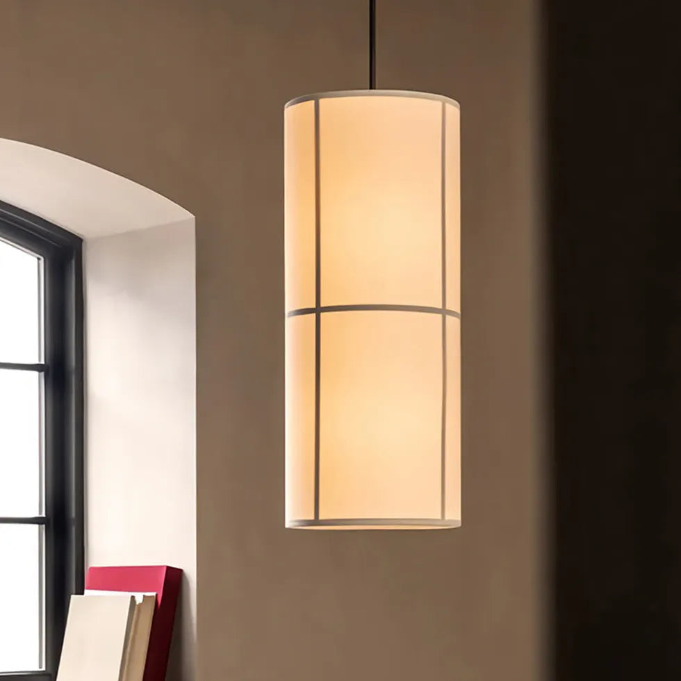 Cylindrical Translucent Minimalist Pendant Light