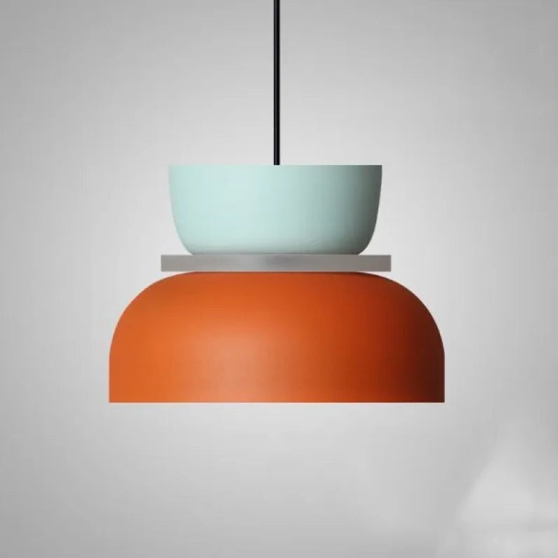 Lámpara Colgante para Comedor Diseño de Doble Tazón Estilo Nórdico