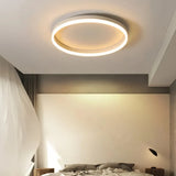 Plafón circular de techo minimalista con LED de luz suave blanco para dormitorio